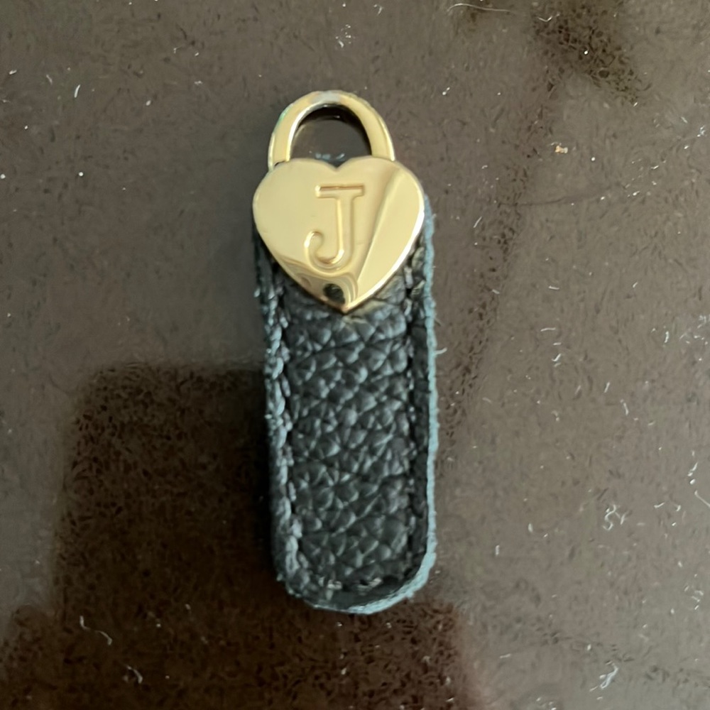 J letter keychain